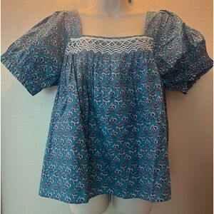 NWT SOMNER Beautiful French country top sz L